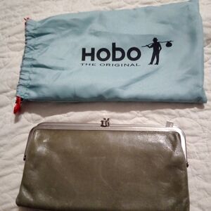 Hobo The Original Olive Leather Clutch
